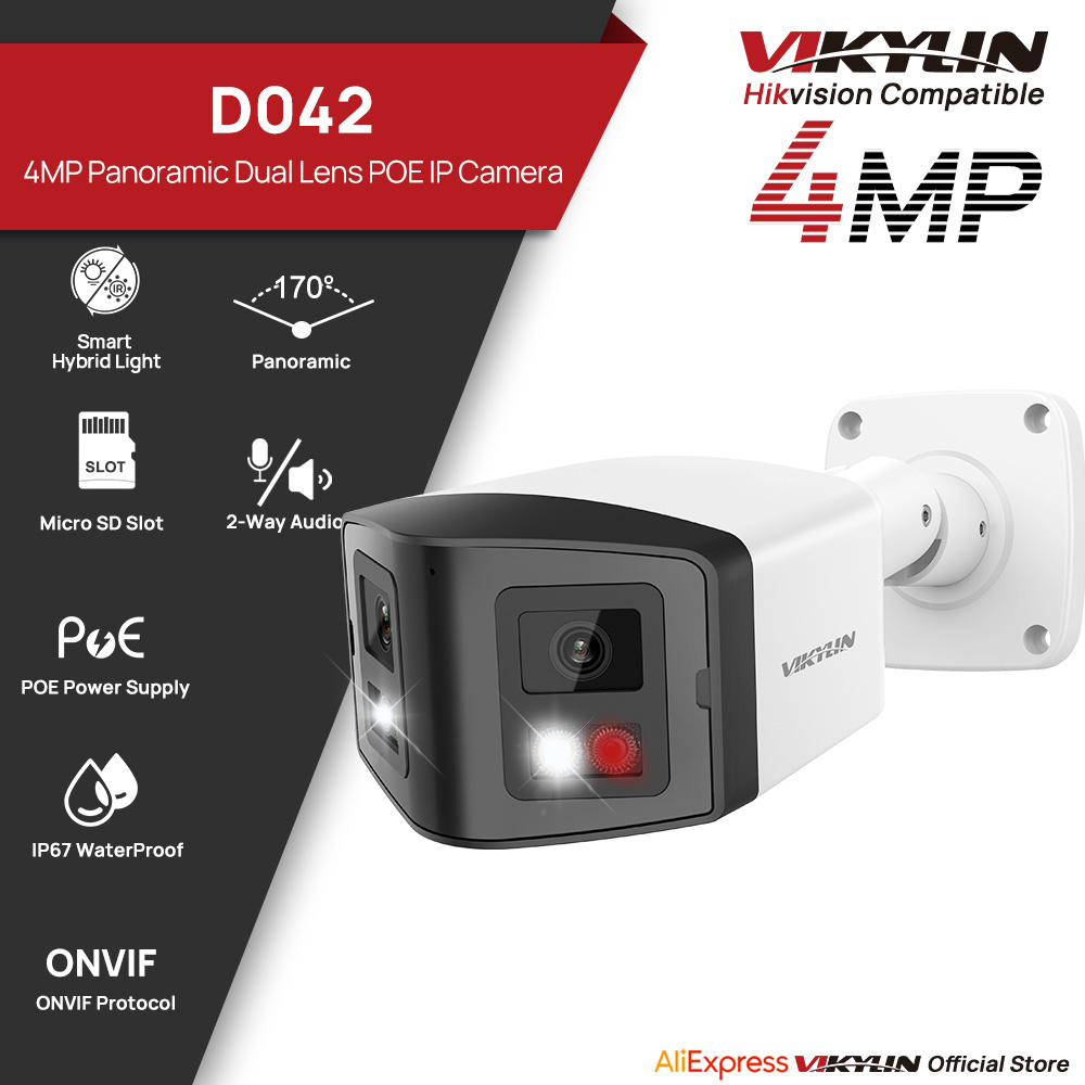Smart Home Nas - VIKYLİN 170 ° Panoramik Güvenlik IP