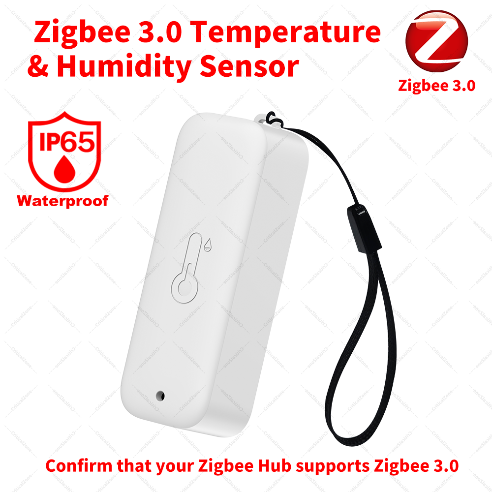 Smart Home Yandex - Zigbee 3.0 Sıcaklık Nem Sensörü Su