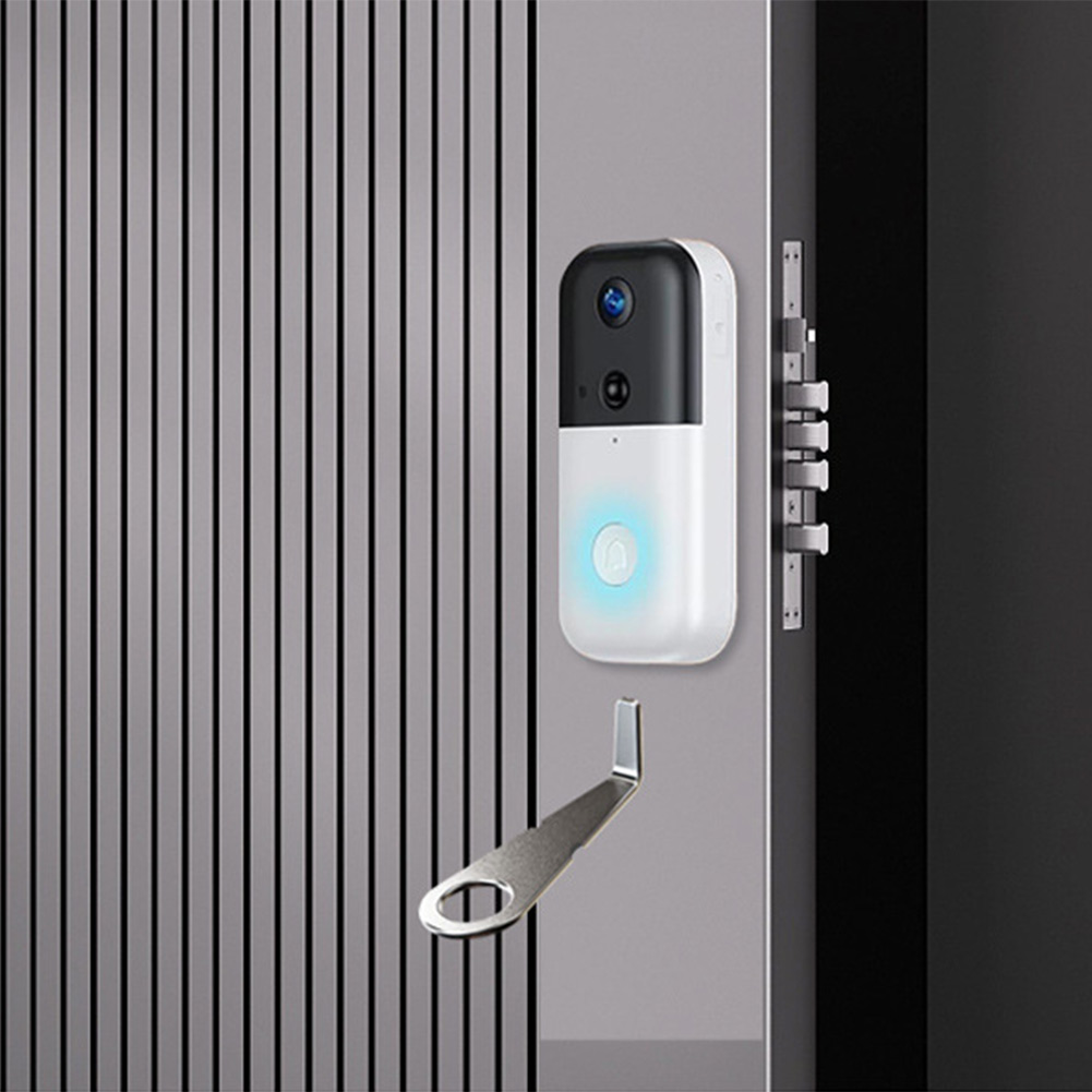 Smart Home Video - Gümüş Görüntülü Kapı Zili Anahtarı Halka