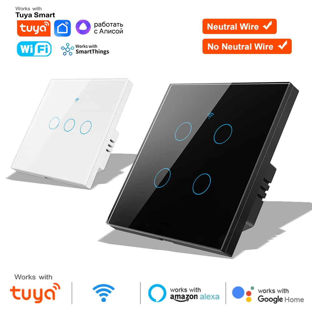 Smart Home Full System - WiFi RF 433mhz Dokunmatik Duvar Lambası