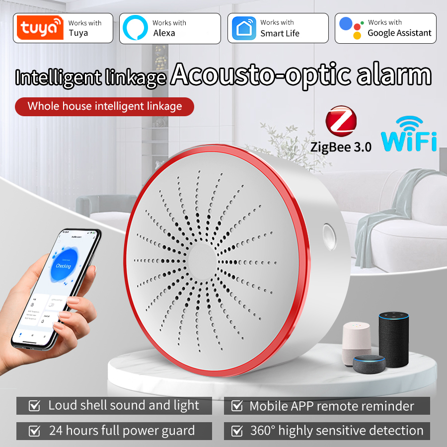 Smart Home Full System - Tuya WiFi ZigBee Akıllı Alarm Sireni