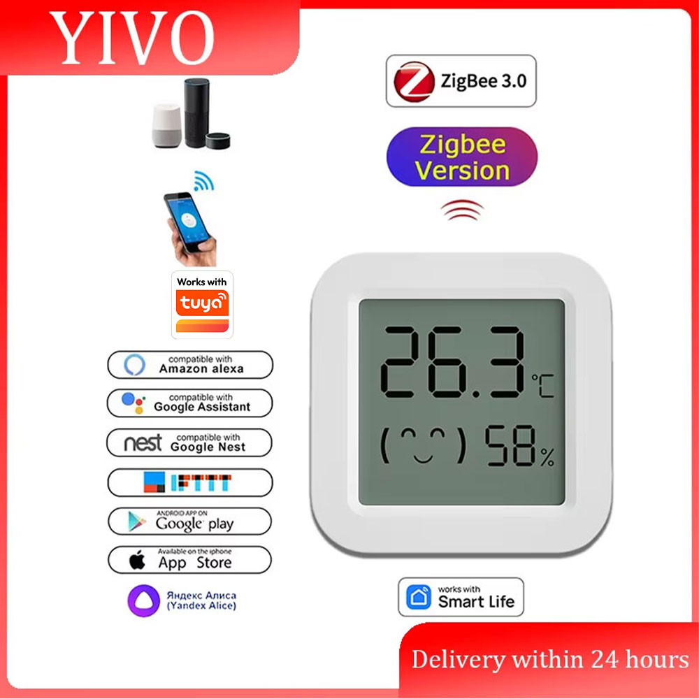Smart Home Yandex - Zigbee 3.0 Sıcaklık Nem Sensörü APP