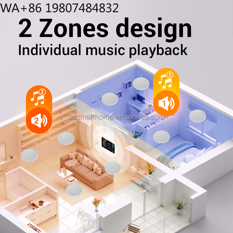 Smart Home Panel - 7 İnç 8 Kanallı Zigbee3.0 Ağ