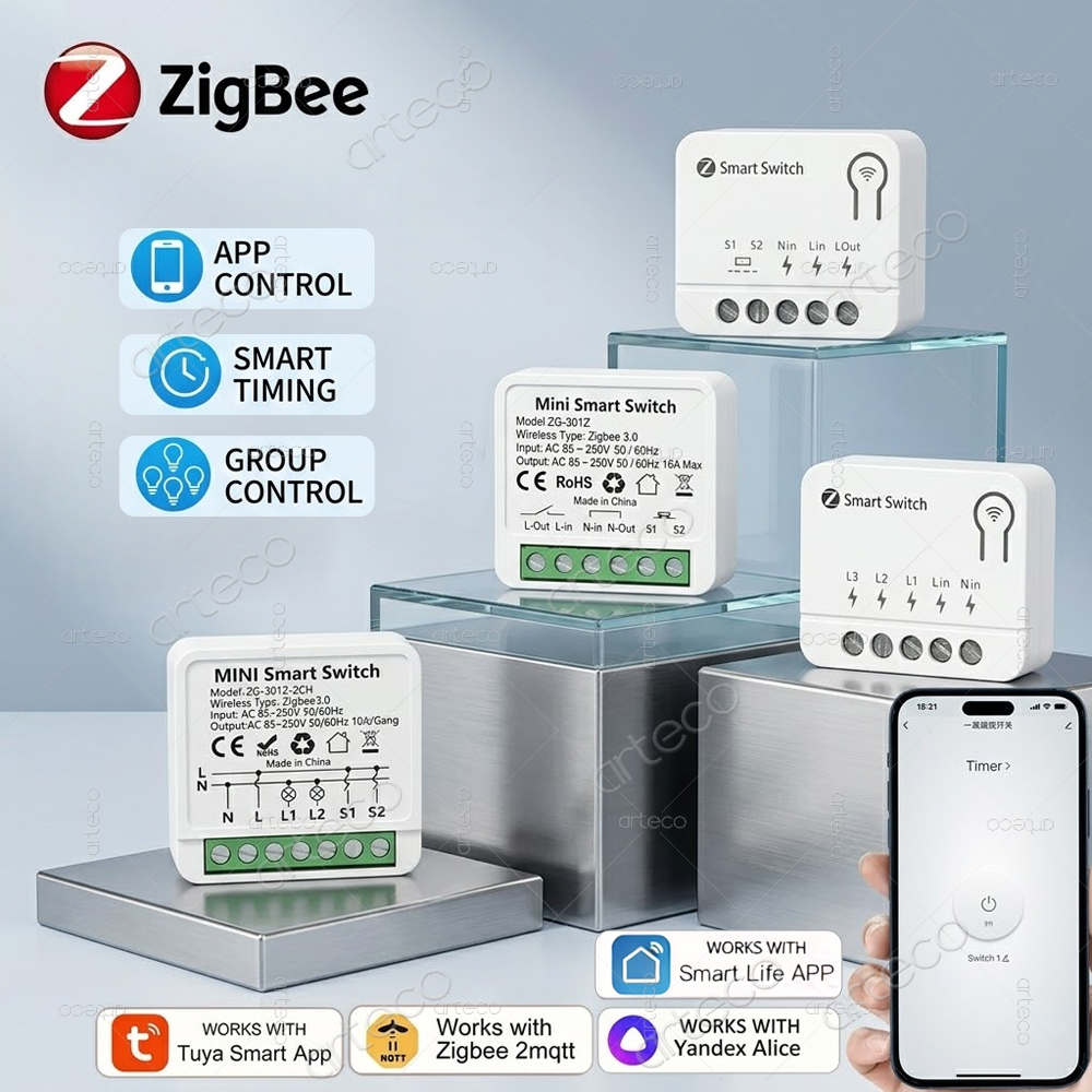 Smart Home Yandex - Tuya Zigbee Mini DIY Akıllı Anahtar