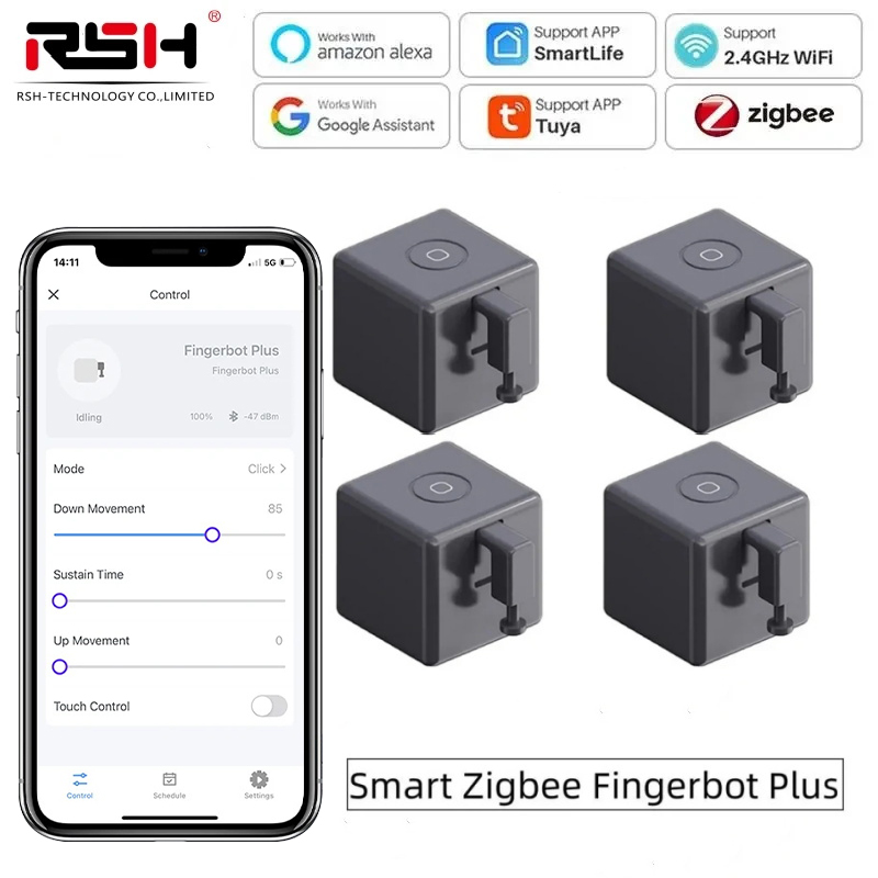 Smart Home Japan - Tuya Zigbee Fingerbot Plus Akıllı Fingerbot
