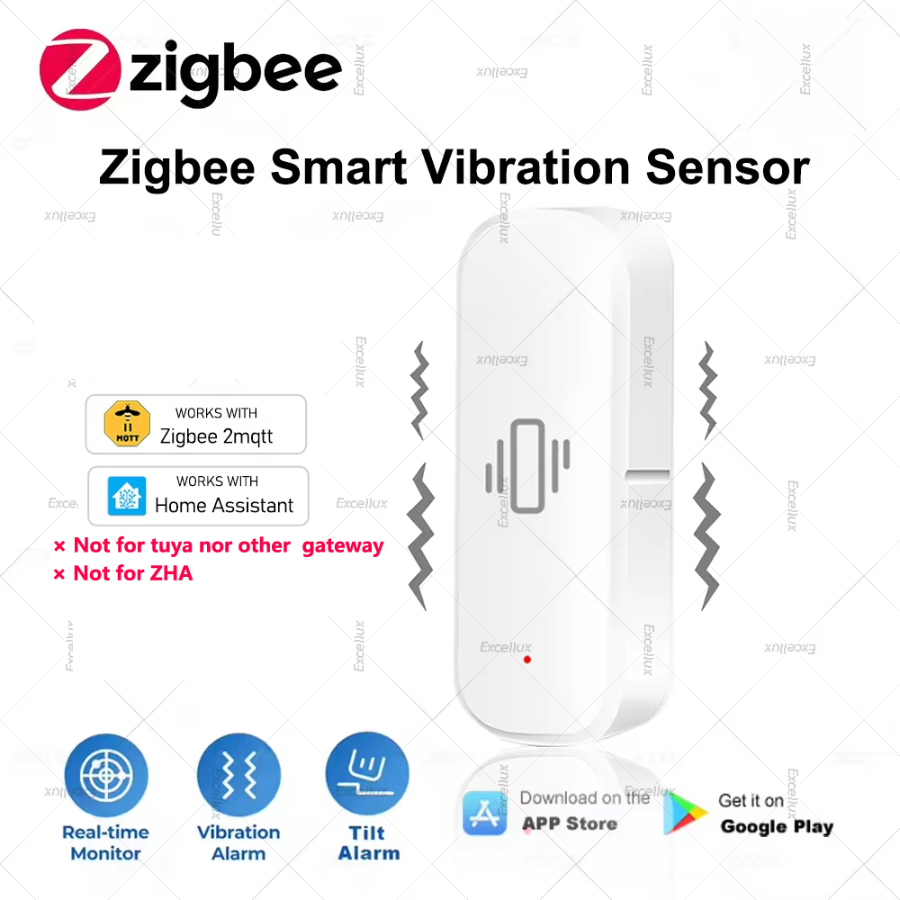 Smart Home Monitoring - Zigbee Akıllı Titreşim Sensörü Ev Güvenlik