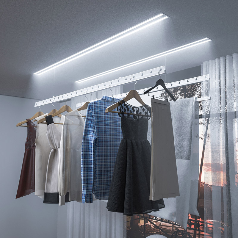 Smart Home Laundry - Elektrikli Çamaşır Kurutma Askısı Akıllı Ev