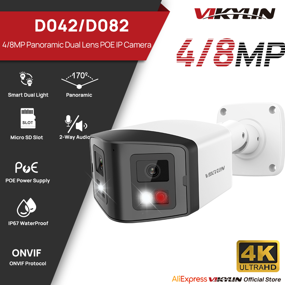 Smart Home Nas - VIKYLİN 170 ° Panoramik Güvenlik Kamerası