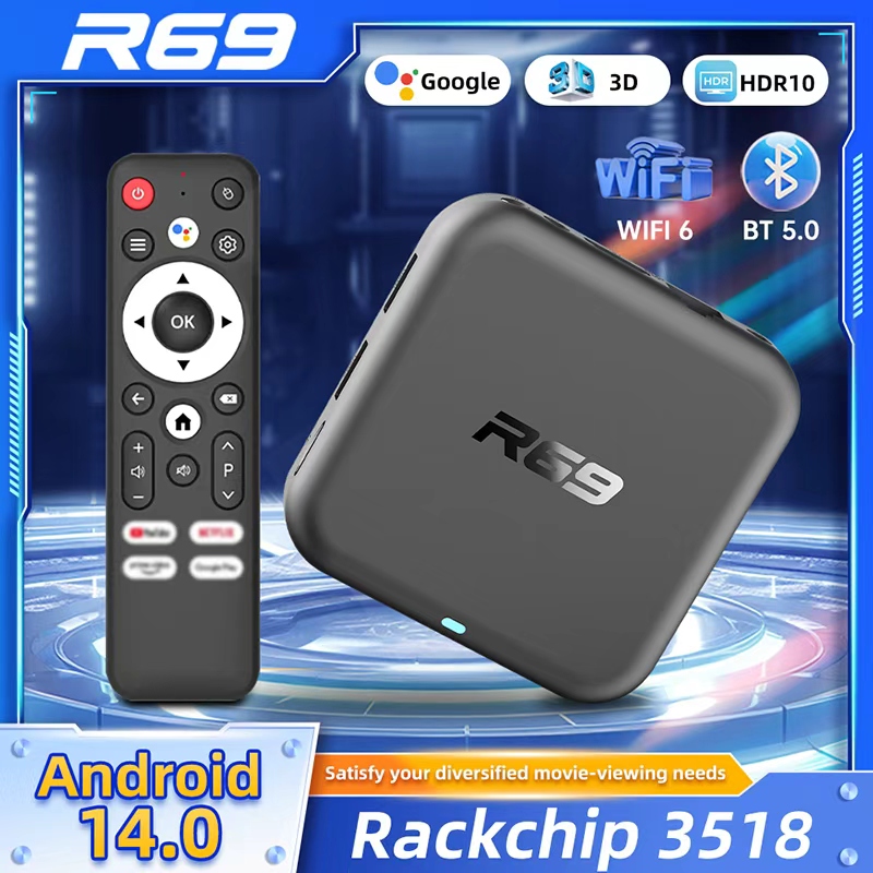 Smart Home Youtube - Android 14 TV Box R69-1 Çift