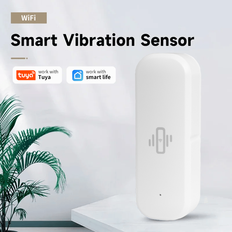 Smart Home Monitoring - Tuya Akıllı Cihazlar WiFi Titreşim Sensörü