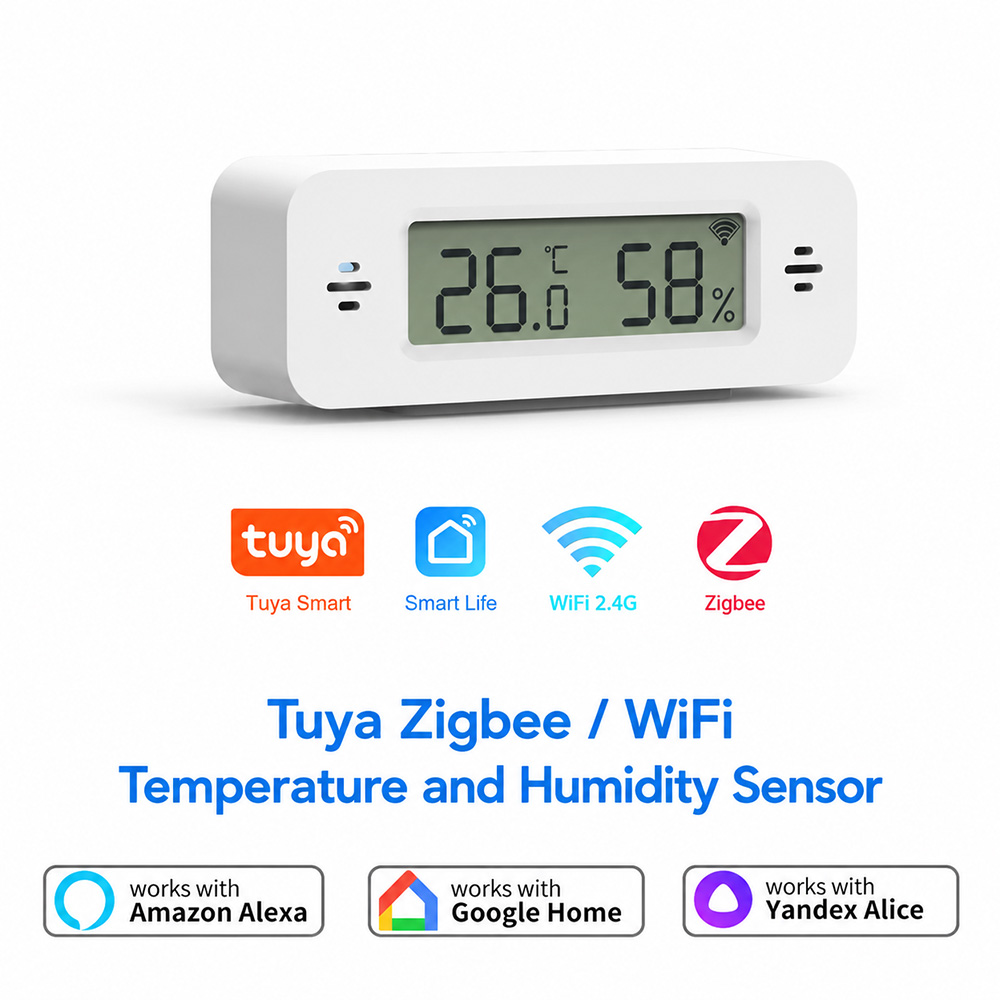 Smart Home Yandex - Tuya Zigbee WiFi Mini Sıcaklık ve