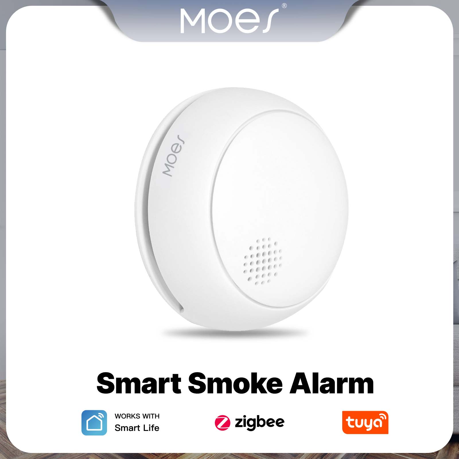 Smart Home News - MOES ZigBee Akıllı Duman Alarm Dedektörü