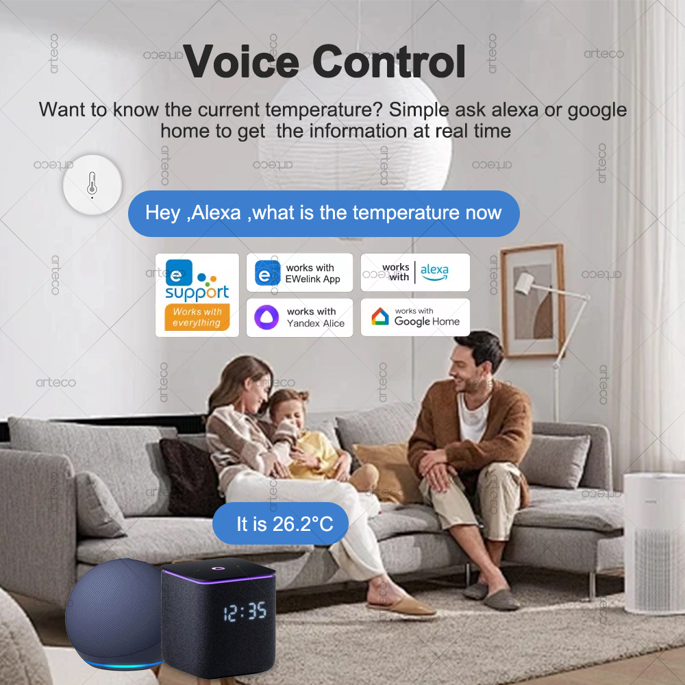 Zigbee Sıcaklık Ve Nem Sensörü - Smart Home Yandex incelemesi ve fiyatı
