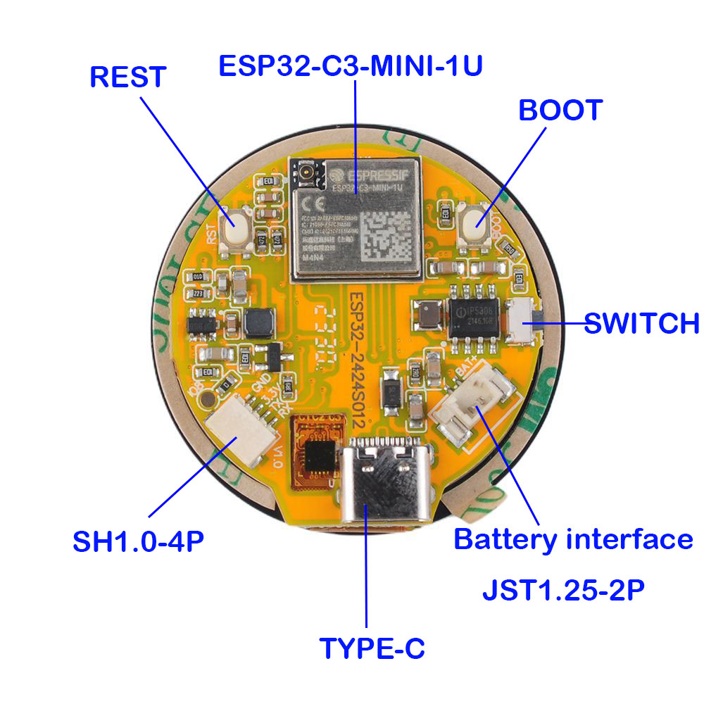 ESP32 ekran 1.28 inç ESP32-C3  - Smart Home Monitoring incelemesi ve fiyatı