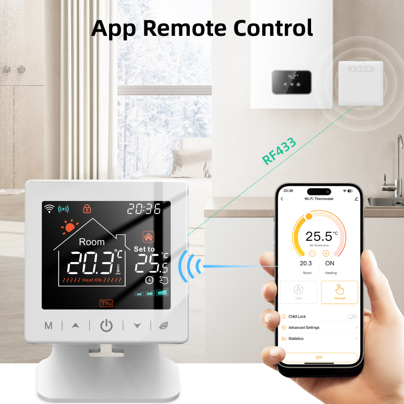 Akıllı ev Wifi termostatı tuya - Smart Home Full System incelemesi ve fiyatı