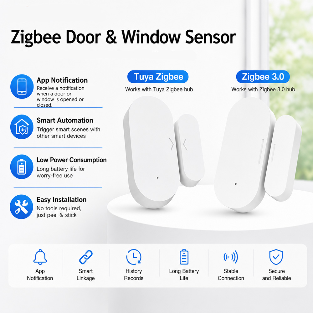 Zigbee Kapı Pencere Sensörü UZ - Smart Home Yandex incelemesi ve fiyatı