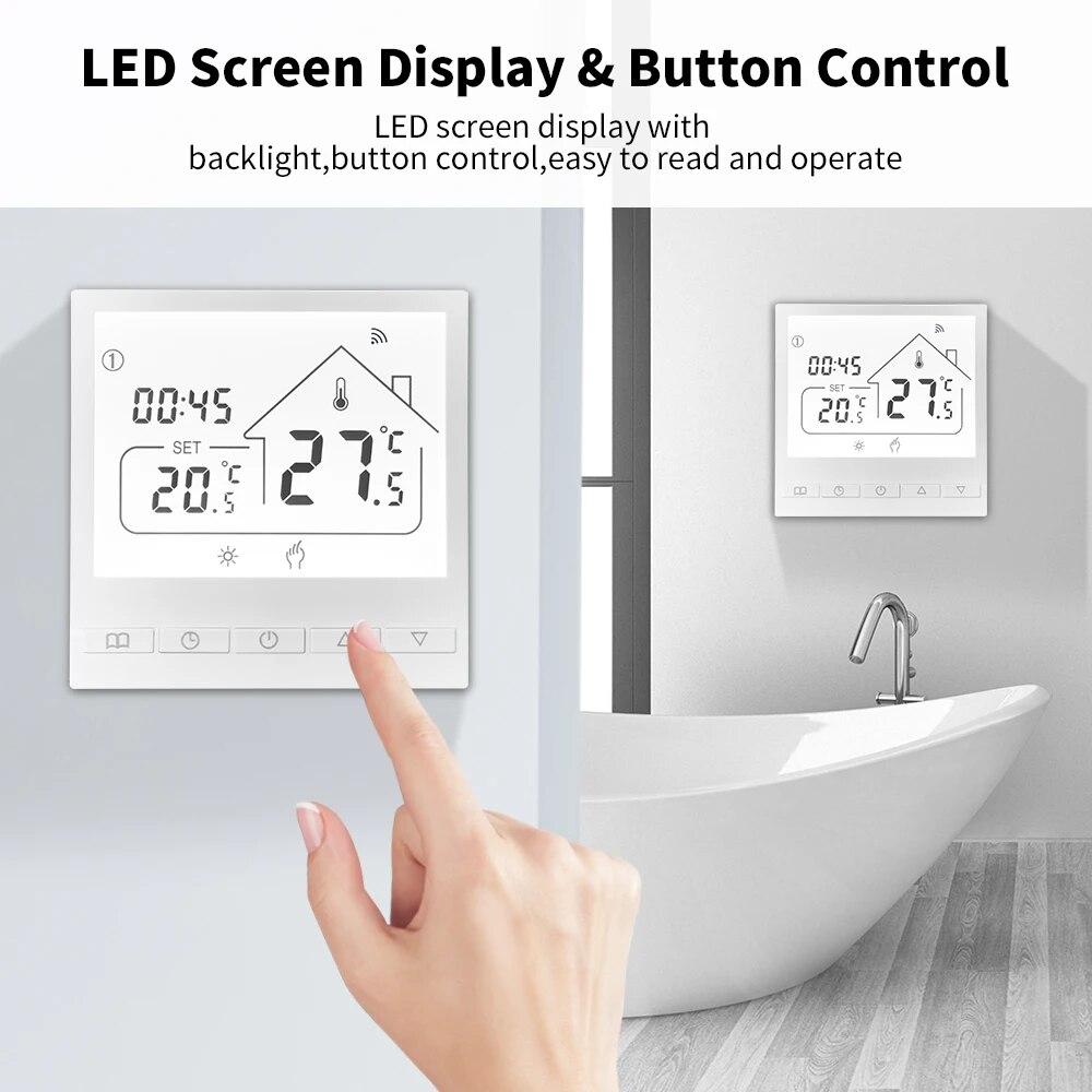 Tuya Akıllı WiFi Termostat Su/ - Smart Home Yandex incelemesi ve fiyatı