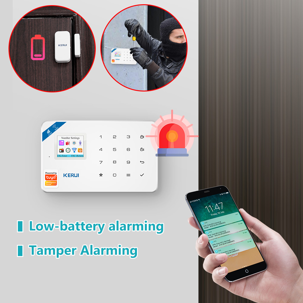 KERUI W181 Alarm Sistemi Güven - Smart Home Video incelemesi ve fiyatı