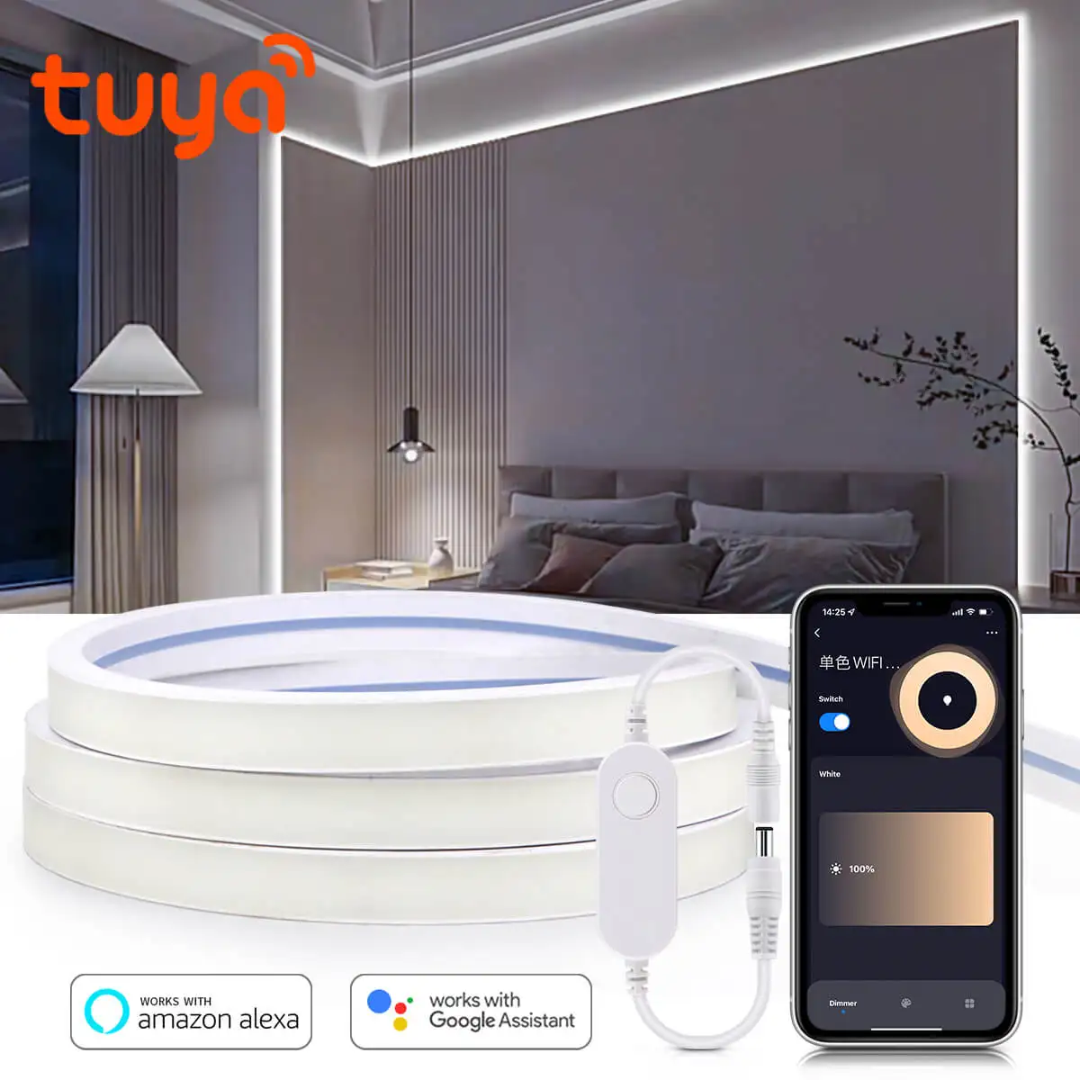 Tuya WiFi Akıllı COB Neon LED  - Smart Home Youtube incelemesi ve fiyatı