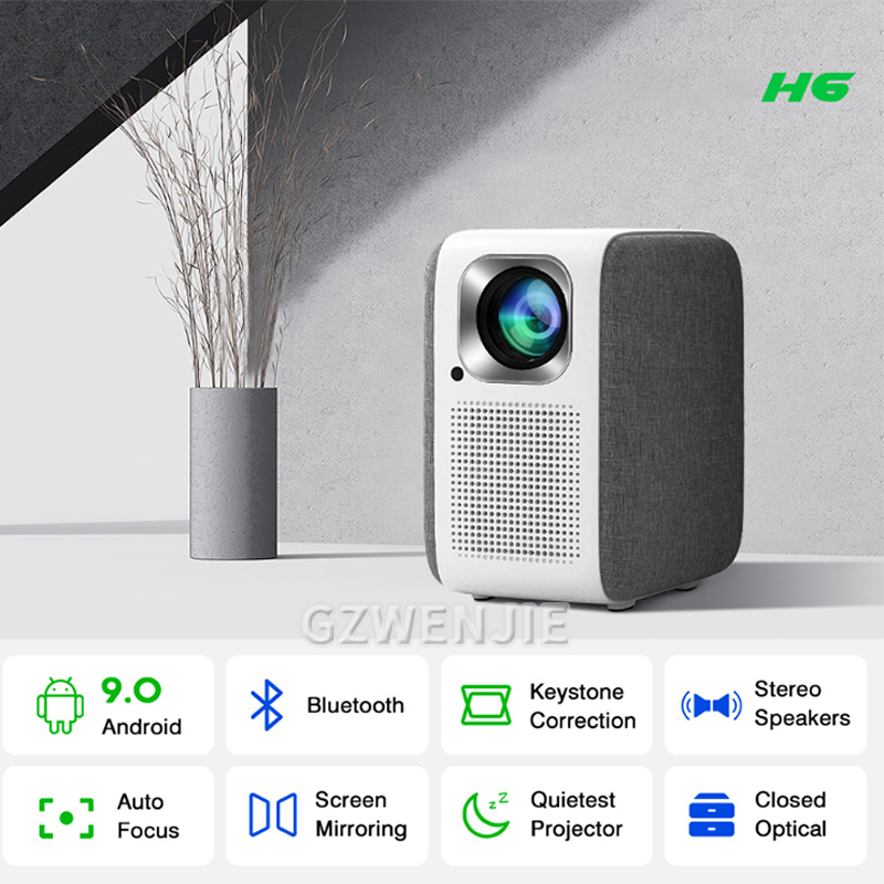 H6 Mini Projektör LED 1080P Fu - Smart Home Video incelemesi ve fiyatı
