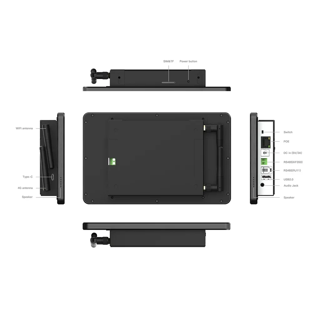 8 inç ≥5.0', P801 Akıllı ev ot - Smart Home Panel incelemesi ve fiyatı