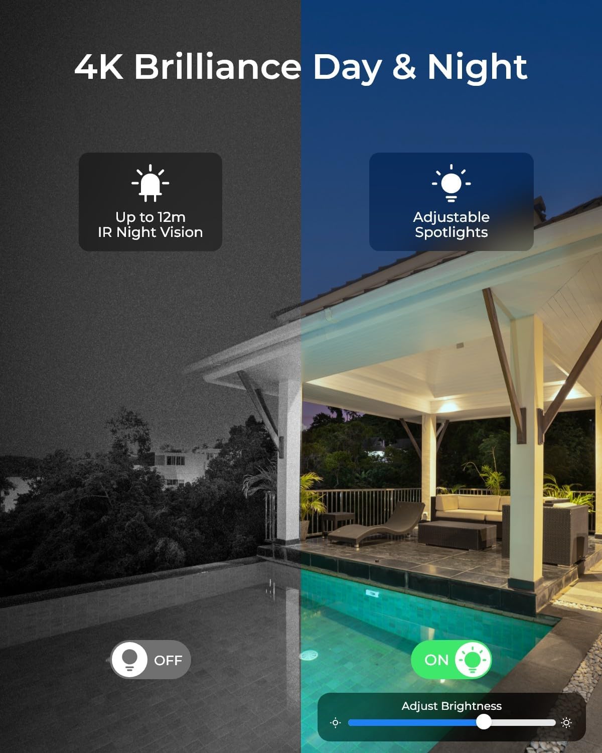 PoE 4K Dış Mekan Ev Güvenlik K - Smart Home Video incelemesi ve fiyatı