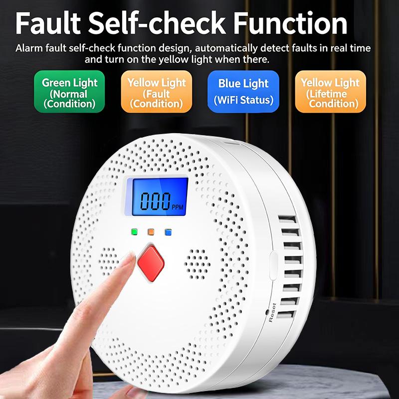 WiFi Akıllı Karbon Monoksit De - Smart Home Monitoring incelemesi ve fiyatı
