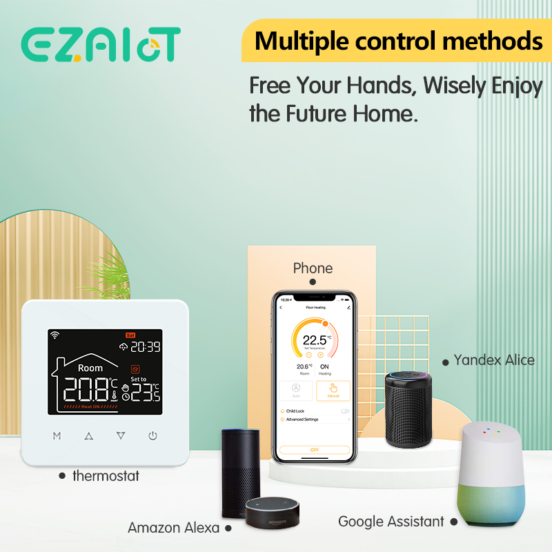 Akıllı WiFi Termostat Elektrik - Smart Home Yandex incelemesi ve fiyatı
