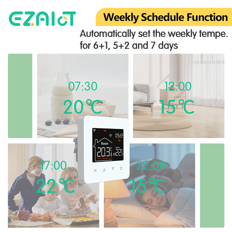 Akıllı WiFi Termostat Elektrik - Smart Home Yandex incelemesi ve fiyatı