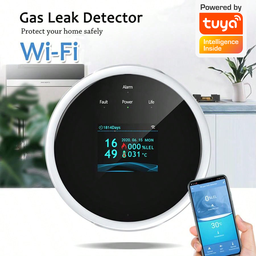 2.4G WiFi Gaz Alarm Sensörü Ya - Smart Home Full System incelemesi ve fiyatı
