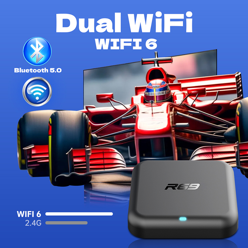 Android 14 TV Box R69-1 Çift W - Smart Home Youtube incelemesi ve fiyatı