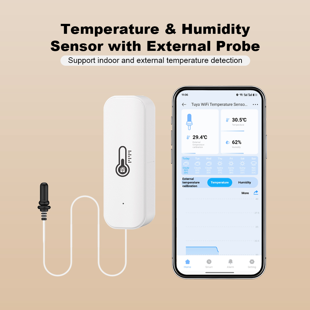2026 Yeni Tuya WiFi Nem ve Sıc - Smart Home Monitoring incelemesi ve fiyatı